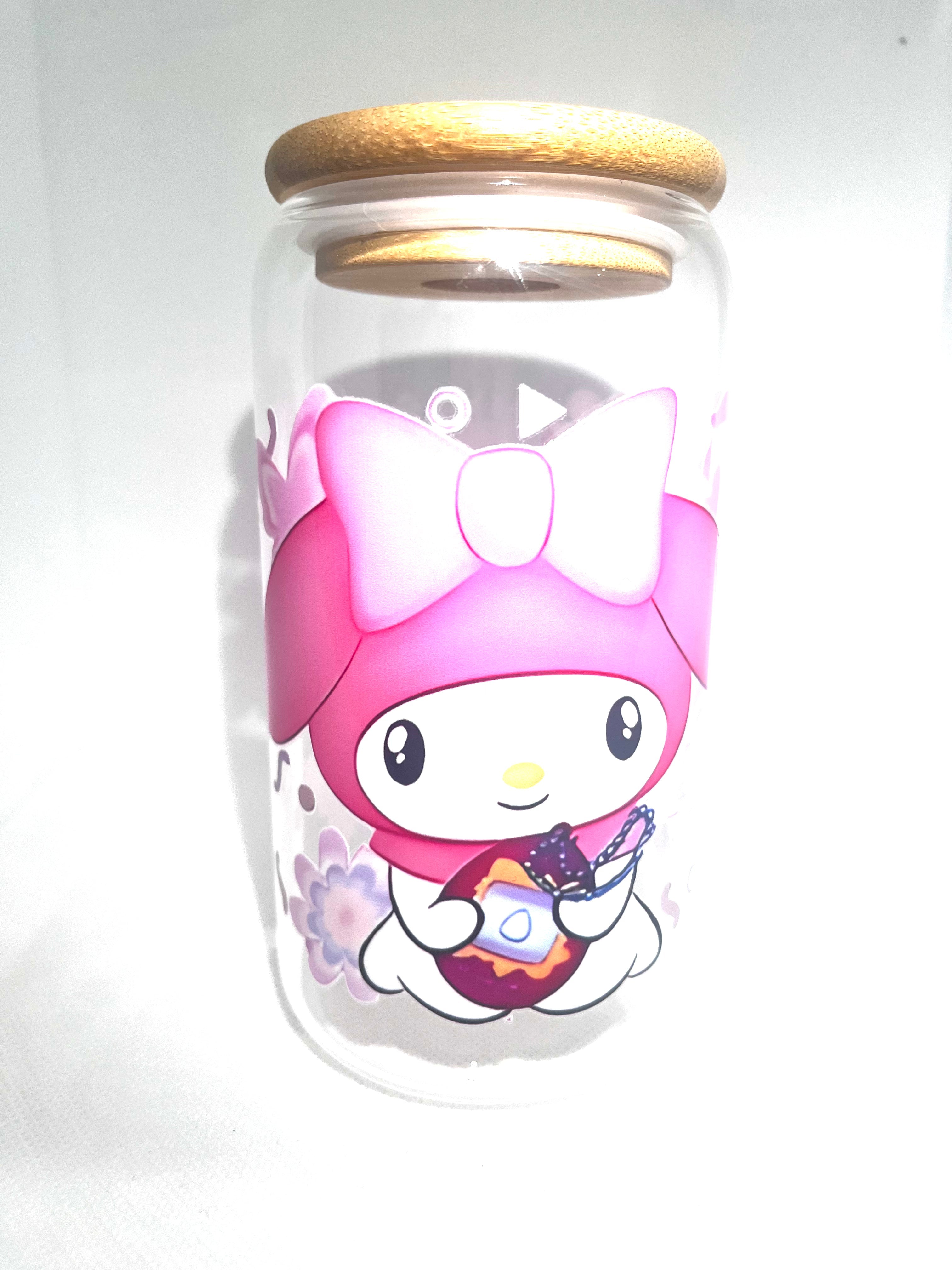 melody glass cup