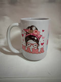 mom face mug